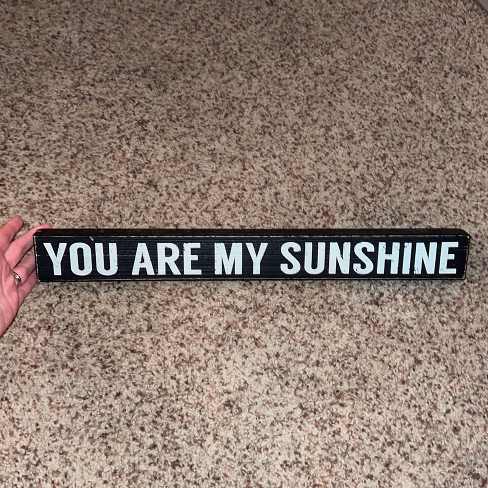 Quill to Paper by Sixtrees sign “You are my Sunshine”.